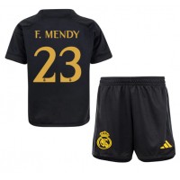 Camiseta Real Madrid Ferland Mendy #23 Tercera Equipación Replica 2023-24 para niños mangas cortas (+ Pantalones cortos)